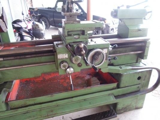 แท่นกลึง 7 ฟุต 2 เพลา เกียร์บล็ออก กลึงเกลียวได้ ไม่ต้องเปลี่ยนเฟือง140,000