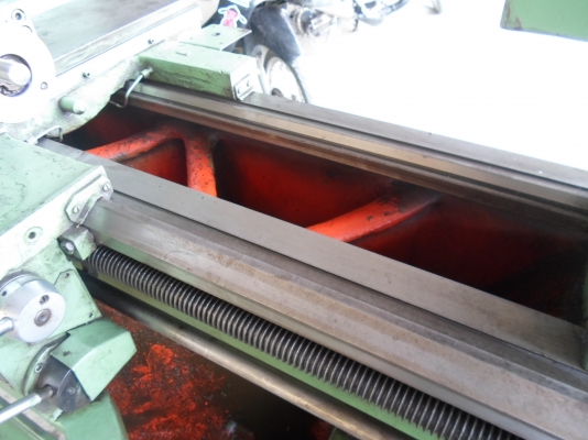 แท่นกลึง 7 ฟุต 2 เพลา เกียร์บล็ออก กลึงเกลียวได้ ไม่ต้องเปลี่ยนเฟือง140,000