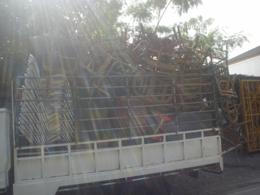 โครงเก้าอี้หวายมี 45 ตัวสภาพดีขายเหมาทั้งหมด 6,000บาทพร้อมส่ง