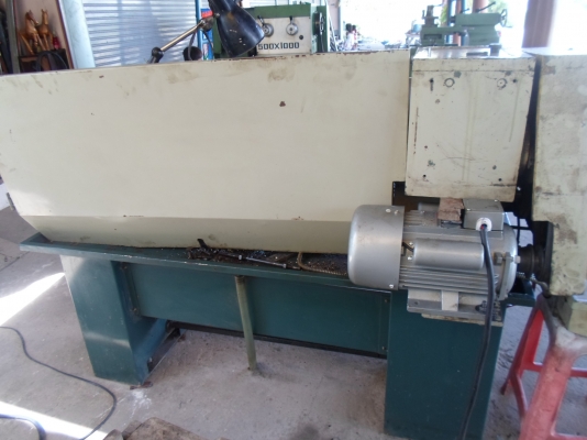 แท่นกลึง 4.5 ฟุต 3 เพลา เกียร์บล็อก กลึงเกลียวได้ 65,000