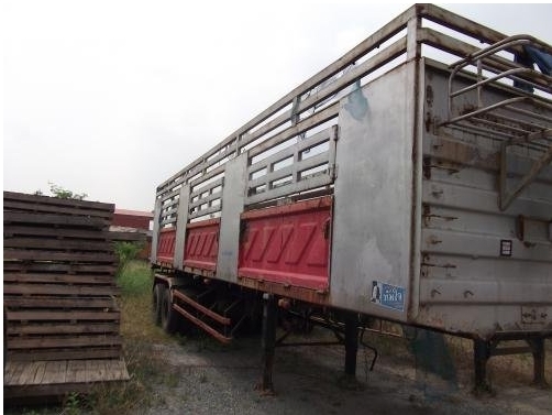 หางเทลเร่อสามมิตรไม่ดั้ม 2เพลา ยาว11เมตร