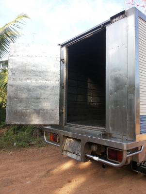 ขายตู้แห้งสแตนเลส ใส่ hino fc