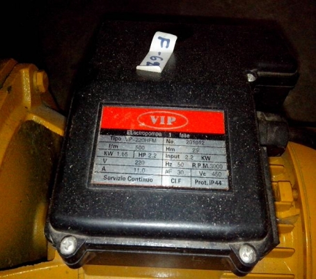 ขายปั้มน้ำมอเตอร์ VIP ขนาด 2.2 HP 2" มือสองราคาถูก ขายปั้มน้ำมอเตอร์ VIP ขนาด 2.2 HP 2" มือสองราคาถูก