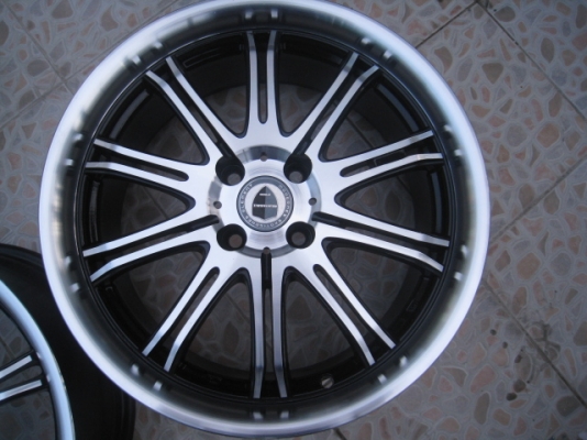 ขายล้อแม็ก w work 17"x7.5" et42 4รู 100  (081-3747940)