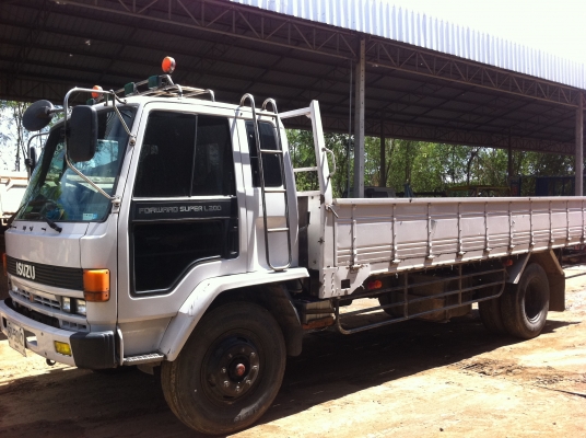 ขายรถบรรทุก 6 ล้อ ISUZU FRR กระบะคาร์โก้ เครื่อง 6BG1-175 แรงม้า ยางดี แอร์ เบรกทิฟฟี่ ทะเบียนพร้อมโอน