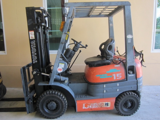 ขาย รถยก TOYOTA 1.5 ตัน รุ่น 6FG15 (LPG) มือสองญี่ปุ่น