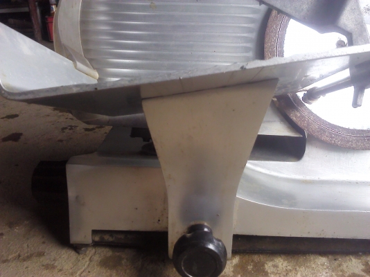 เครื่องสไลด์เนื้อให้มีความหนาบางตามที่กำหนดเนื้อที่สไลด์ออกสวย(VDOให้ดู)