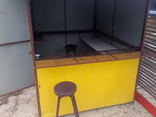 ซุ้มขายของ โครงสร้างทำด้วยเหล็กทั้งหมด เปิดออกขายของได้3ด้าน ซุ้มขายของ โครงสร้างทำด้วยเหล็กทั้งหมด เปิดออกขายของได้3ด้าน