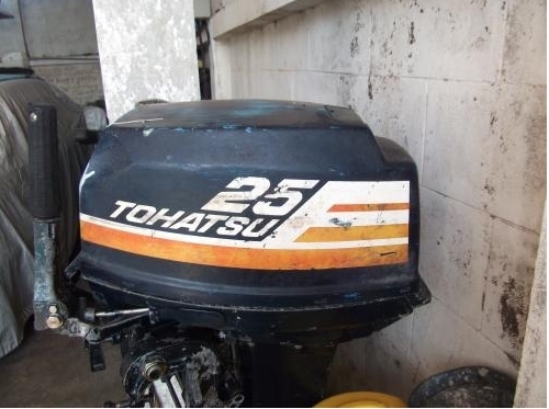เครื่องเรือยี่ห้อ TOHATSU 25 แรงนำเข้าจากญี่ปุ่นน