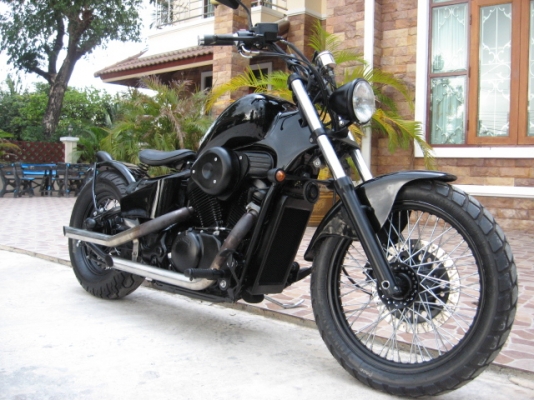 ประกอบเสร็จแล้วครับ รถลูกค้าสั่งประกอบไว้...Honda steed 600+ทะเบียน..