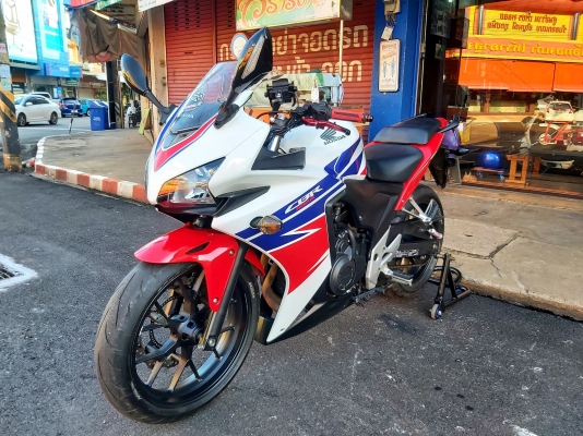 ขาย HONDA CBR500R ปี2014 ABS มีท่อเเต่ง กระจกแต่ง ปอกมือแต่ง มือเบรคมือครัชแต่ง ทะเบียนพร้อมโอน ราคา