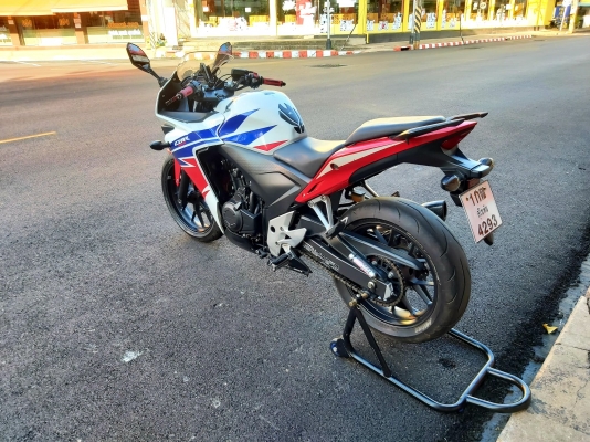 ขาย HONDA CBR500R ปี2014 ABS มีท่อเเต่ง กระจกแต่ง ปอกมือแต่ง มือเบรคมือครัชแต่ง ทะเบียนพร้อมโอน ราคา