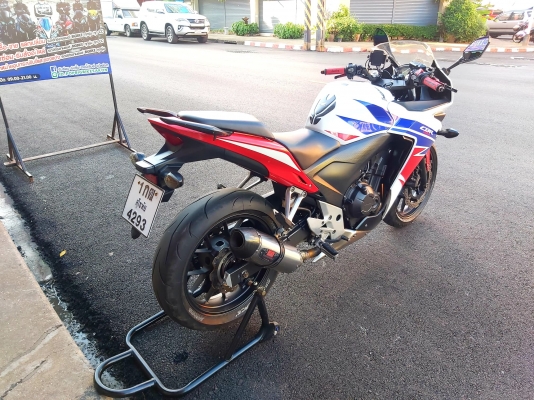 ขาย HONDA CBR500R ปี2014 ABS มีท่อเเต่ง กระจกแต่ง ปอกมือแต่ง มือเบรคมือครัชแต่ง ทะเบียนพร้อมโอน ราคา
