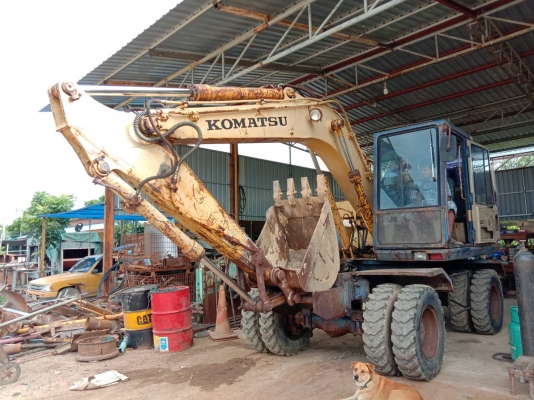 Komatsu PW100-3/ รถตักล้อยางมีลายหัวเจาะเอกสารเล่ม 