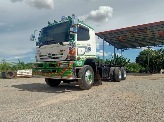 ⭐⭐⭐หัวแชซซี 2เพลา Hino 500-380 ปี55  เครื่องดีมาก แชซซีสวยทั้งเส้น ทะเบียนพร้อมโอน