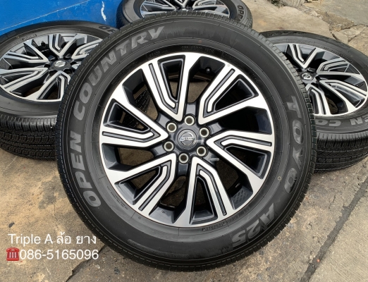 รถออกปีนี้ 20 ล้อแม็กป้ายแดง Nissan Terra ขอบ 18 พร้อมยางป้ายแดง 255-60-18 TOYO ปี 18 สวยกริ๊บ