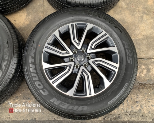 รถออกปีนี้ 20 ล้อแม็กป้ายแดง Nissan Terra ขอบ 18 พร้อมยางป้ายแดง 255-60-18 TOYO ปี 18 สวยกริ๊บ