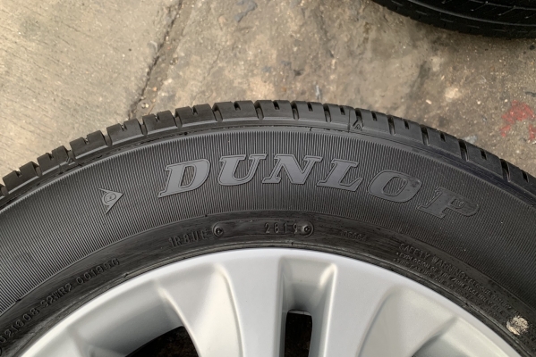 ล้อแม็กป้ายแดง 5รู114 Toyota Revo ขอบ 16 พร้อมยางป้ายแดง 215-65-16 Dunlop ปี 19 สวยกริ๊บ