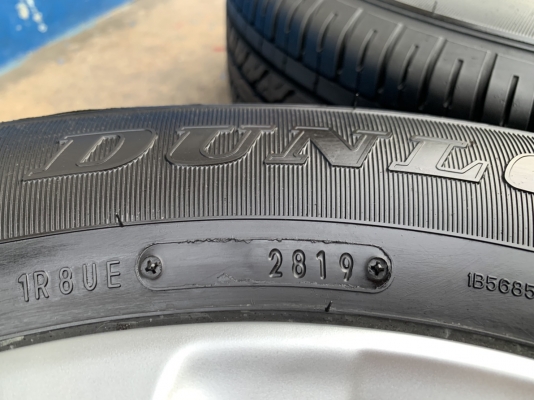 ล้อแม็กป้ายแดง 5รู114 Toyota Revo ขอบ 16 พร้อมยางป้ายแดง 215-65-16 Dunlop ปี 19 สวยกริ๊บ