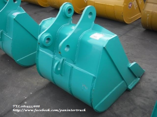 สินค้าใหม่ งานนำเข้า ประกอบนอก BUCKET บุ๊งกี๋ สำหรับรถขุดไซค์ 100 ,120 สลัก 60 มิล/ ปากกว้าง : 36นิ้ว (90cm.)