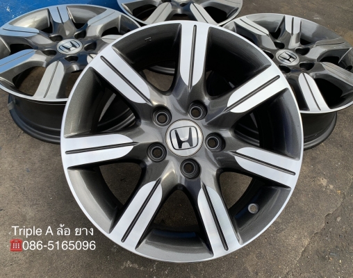 ล้อแม็ก 5รู114 Honda ขอบ 16 สีเทาปัดเงา สวยกริ๊บ ล้อแม็ก 5รู114 Honda ขอบ 16 สีเทาปัดเงา สวยกริ๊บ