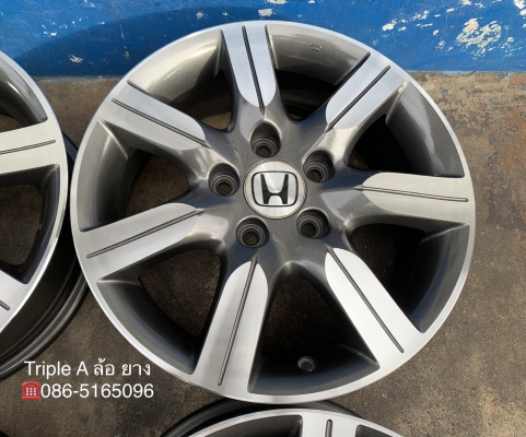 ล้อแม็ก 5รู114 Honda ขอบ 16 สีเทาปัดเงา สวยกริ๊บ ล้อแม็ก 5รู114 Honda ขอบ 16 สีเทาปัดเงา สวยกริ๊บ