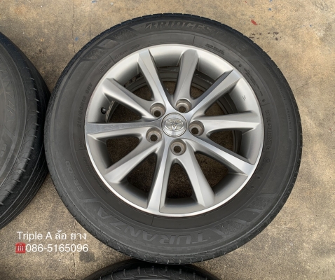 ล้อแม็ก Toyota Camry Hibrid ขอบ 16 แถมยาง 215-60-16 Bridgestone ปี 16 ล้อแม็ก Toyota Camry Hibrid ขอบ 16 แถมยาง 215-60-16 Bridgestone ปี 16