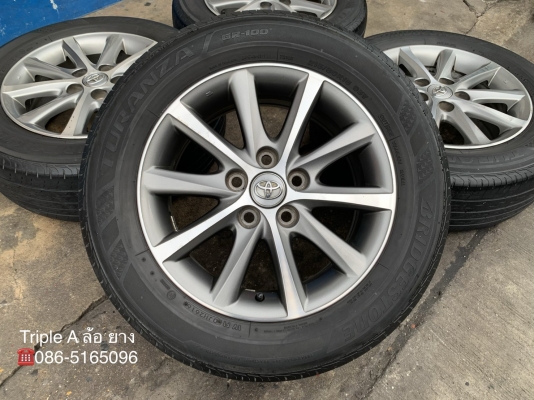 ล้อแม็ก Toyota Camry Hibrid ขอบ 16 แถมยาง 215-60-16 Bridgestone ปี 16 ล้อแม็ก Toyota Camry Hibrid ขอบ 16 แถมยาง 215-60-16 Bridgestone ปี 16