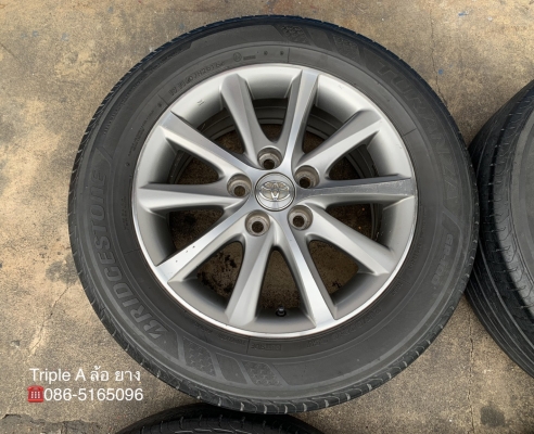 ล้อแม็ก Toyota Camry Hibrid ขอบ 16 แถมยาง 215-60-16 Bridgestone ปี 16 ล้อแม็ก Toyota Camry Hibrid ขอบ 16 แถมยาง 215-60-16 Bridgestone ปี 16