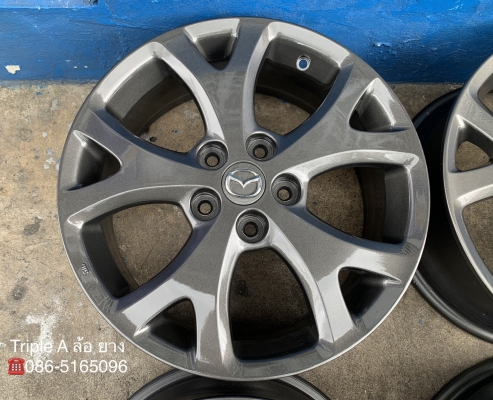 ล้อแม็ก Mazda 3 ลายก้าน Y ขอบ 17 สีเทากัน สวยๆ