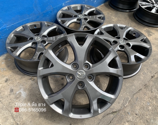 ล้อแม็ก Mazda 3 ลายก้าน Y ขอบ 17 สีเทากัน สวยๆ