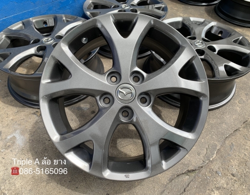 ล้อแม็ก Mazda 3 ลายก้าน Y ขอบ 17 สีเทากัน สวยๆ