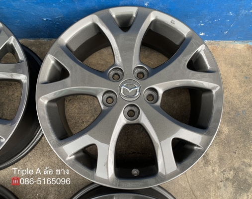 ล้อแม็ก Mazda 3 ลายก้าน Y ขอบ 17 สีเทากัน สวยๆ