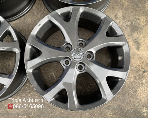 ล้อแม็ก Mazda 3 ลายก้าน Y ขอบ 17 สีเทากัน สวยๆ