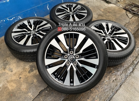 ล้อแม็กป้ายแดง Toyota Vellfire Alphard รุ่นใหม่ ขอบ 18 พร้อมยางป้ายแดง 235-50-18 TOYO ปี 19 (Made in JAPAN) สวยกริ๊บ