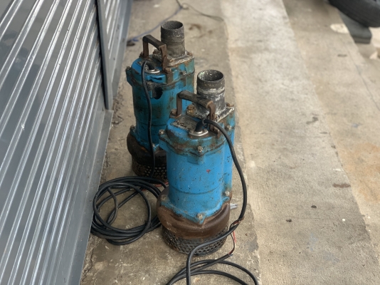 ขายปั๊มน้ำแบบจุ่ม(ไดโว่) Tsurumi pump 2HP. 380V made in Japan รุ่น KTZ ขนาดท่อ 3นิ้ว สภาพสวยใหม่มาก 