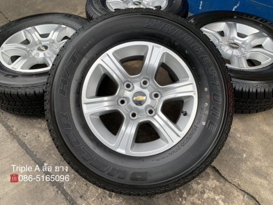 ล้อแม็กป้ายแดง Chevrolet Colorado ตัวสูง ขอบ 16 พร้อมยางป้ายแดง 245-70-16 Bridgestone ปี 19 สวยกริ๊บ