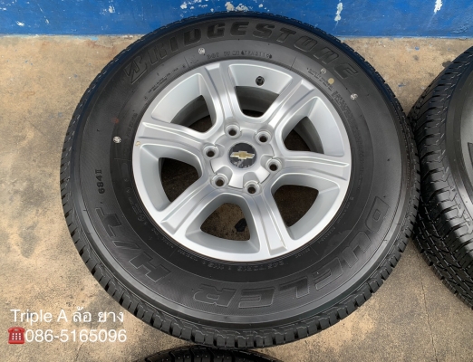 ล้อแม็กป้ายแดง Chevrolet Colorado ตัวสูง ขอบ 16 พร้อมยางป้ายแดง 245-70-16 Bridgestone ปี 19 สวยกริ๊บ