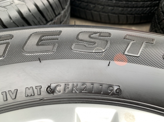 ล้อแม็กป้ายแดง Chevrolet Colorado ตัวสูง ขอบ 16 พร้อมยางป้ายแดง 245-70-16 Bridgestone ปี 19 สวยกริ๊บ