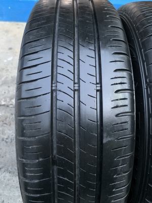 ล้อแม็ก Mazda 2 Skyativ ขอบ 15 สีดำ มิดไนท์ พร้อมยาง 185-65-15 Dunlop ปลายปี 17 สภาพดี