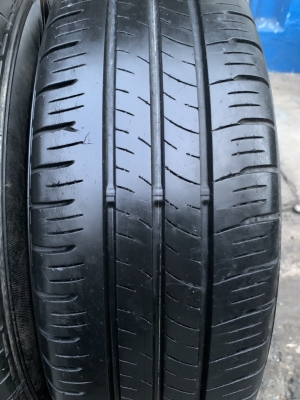 ล้อแม็ก Mazda 2 Skyativ ขอบ 15 สีดำ มิดไนท์ พร้อมยาง 185-65-15 Dunlop ปลายปี 17 สภาพดี