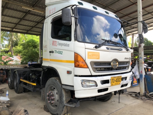 Hino 320 ปี 50 สิบล้อหัวลาก เครื่อง/เกียร์เดิม ยางดี พร้อมใช้งาน