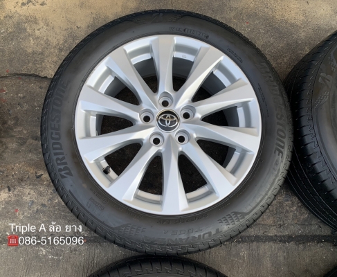 ล้อแม็ก Toyota Camry รุ่นใหม่ล่าสุด ขอบ 17 พร้อมยาง 215-55-17 Bridgestone ปี 19