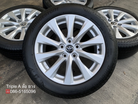 ล้อแม็ก Toyota Camry รุ่นใหม่ล่าสุด ขอบ 17 พร้อมยาง 215-55-17 Bridgestone ปี 19