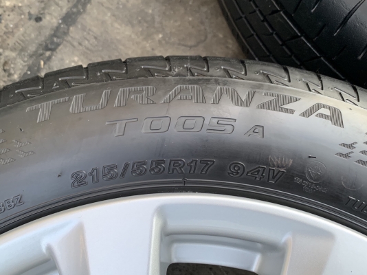 ล้อแม็ก Toyota Camry รุ่นใหม่ล่าสุด ขอบ 17 พร้อมยาง 215-55-17 Bridgestone ปี 19