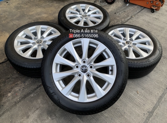ล้อแม็ก Toyota Camry รุ่นใหม่ล่าสุด ขอบ 17 พร้อมยาง 215-55-17 Bridgestone ปี 19