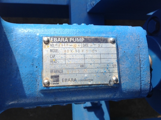 ขายปั้มหอยโข่ง Ebara ขายปั้มหอยโข่ง Ebara