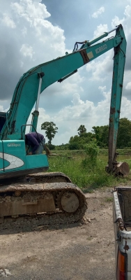 ขายรถรถแบคโฮ kobelco sk200-3 บูมยาว ขายรถรถแบคโฮ kobelco sk200-3 บูมยาว
