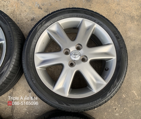 ล้อแม็ก Toyota Yaris ขอบ 16 สีรมดำ แถมยาง 205-45-16 Nexen ปี 16 ล้อแม็ก Toyota Yaris ขอบ 16 สีรมดำ แถมยาง 205-45-16 Nexen ปี 16