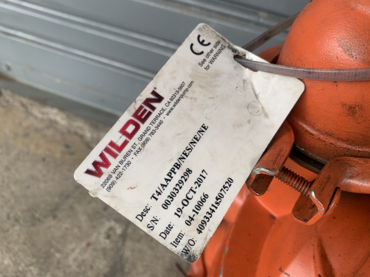 ขายปั๊มไดอะแฟรม Wilden Pump made in USA. ขนาด 1.5นิ้ว สภาพสวยแทบไม่เคยใช้งาน ดูดแรง พร้อมใช้งาน ราคา 9,000 บาท